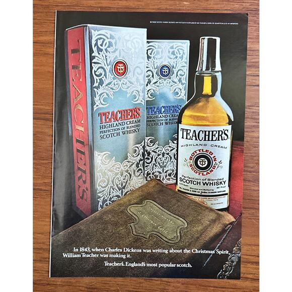 10 Print Ads 1977 Scotch Whiskey Champagne Gin - Picture 8 of 11